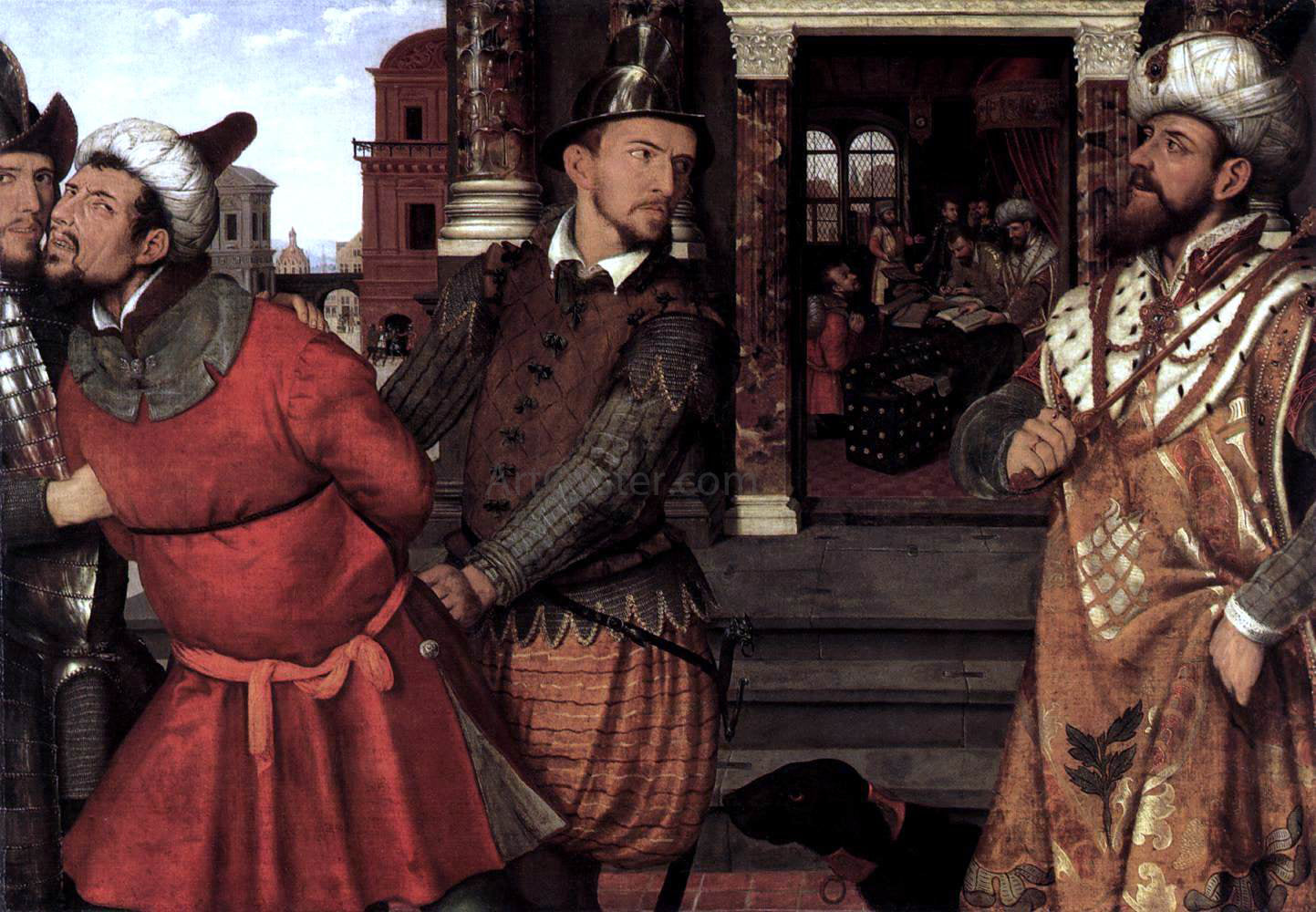Unknown (2) Masters Parable of the Unfaithful Servant - Canvas Print