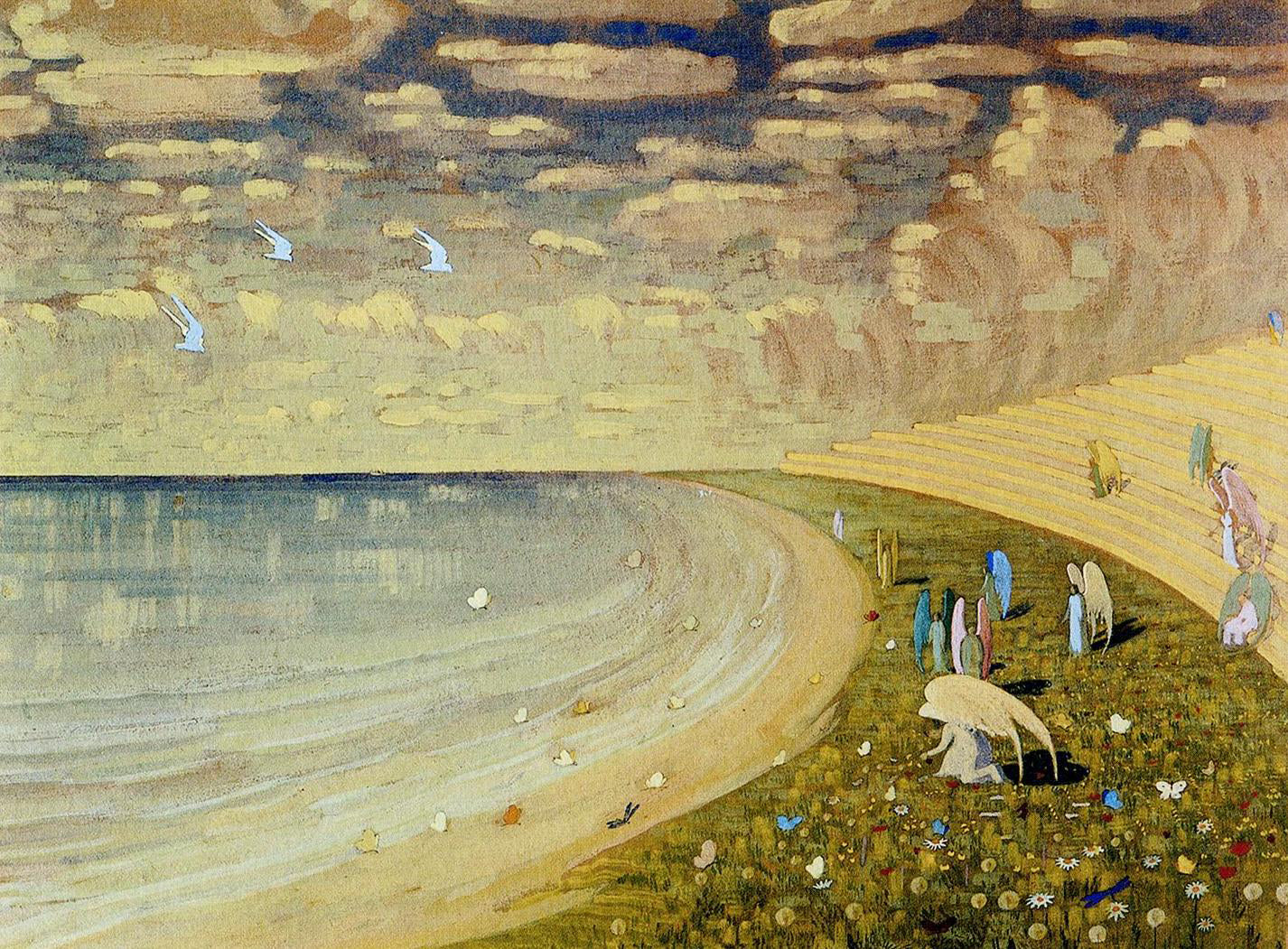 Mikalojus Ciurlionis Paradise - Canvas Print