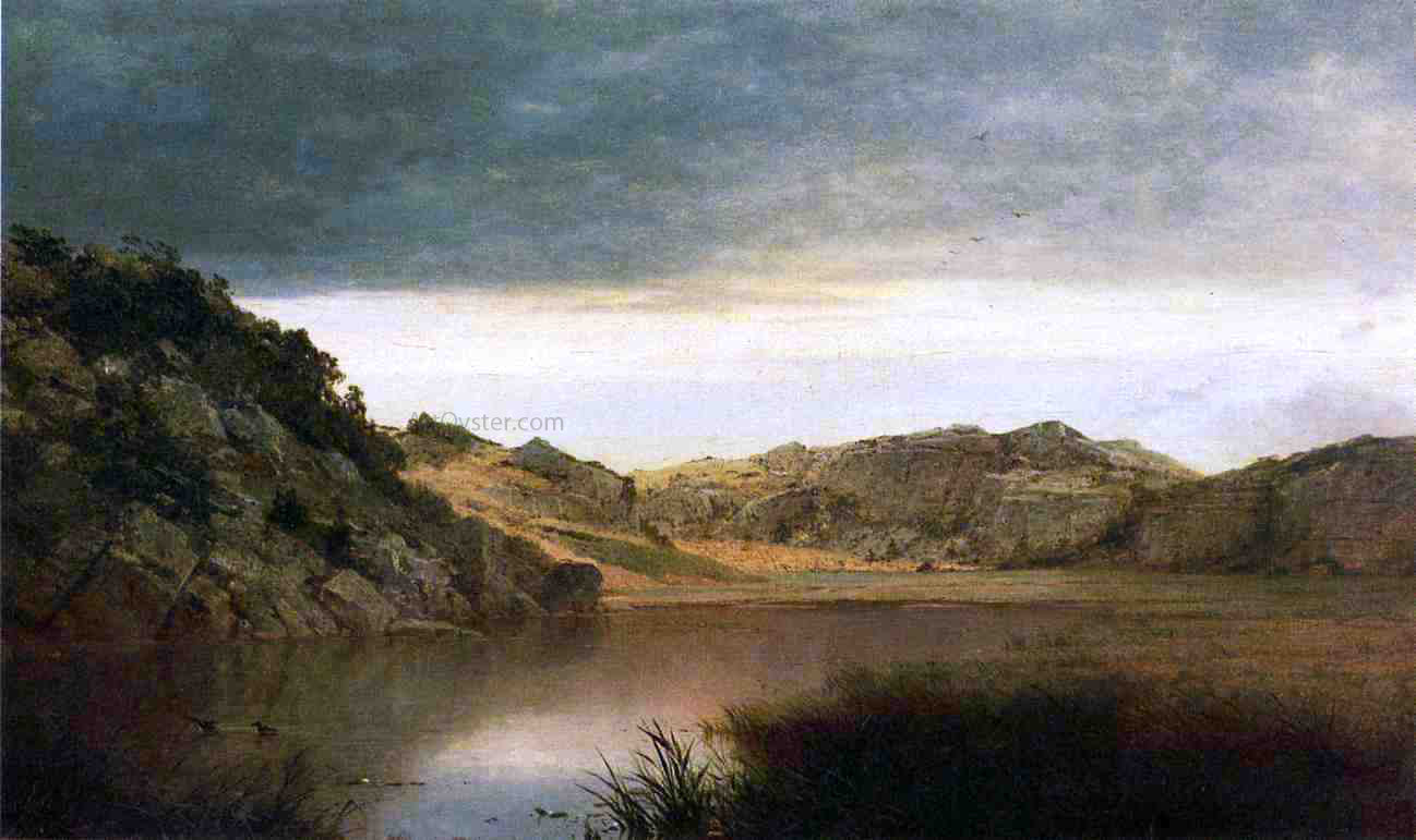 John Frederick Kensett Paradise Rocks, Newport - Canvas Print