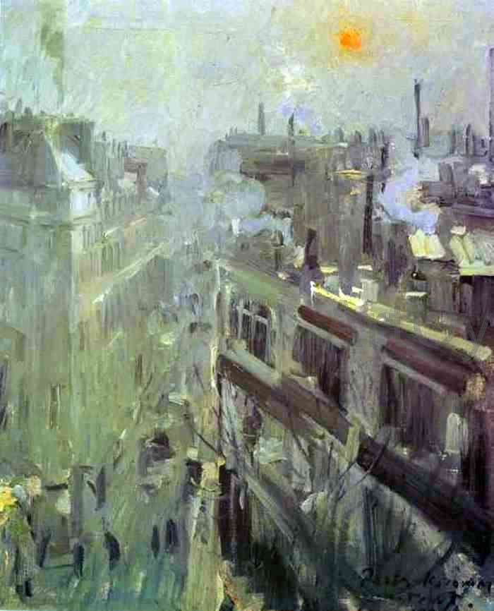 Constantin Alexeevich Korovin At Paris - Canvas Print