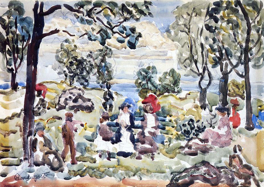 Maurice Prendergast Park, Gloucester - Canvas Print