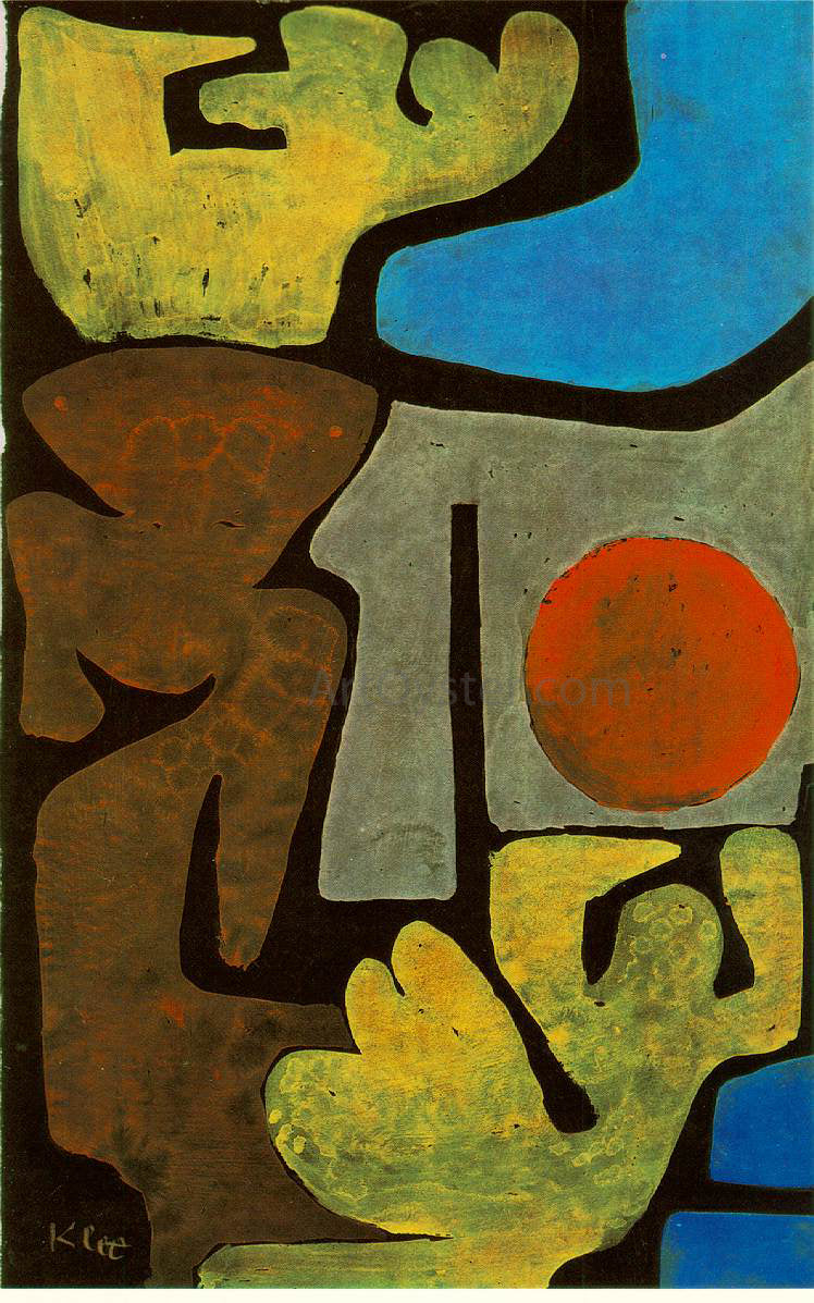 Paul Klee Park of Idols - Canvas Print
