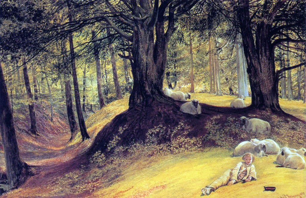 Richard Redgrave Parkhurst Woods, Abinger, Surrey - Canvas Print