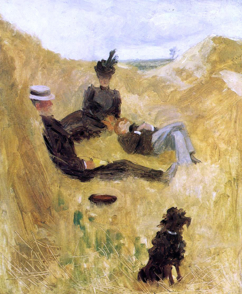 Henri De Toulouse-Lautrec Party in the Country - Canvas Print