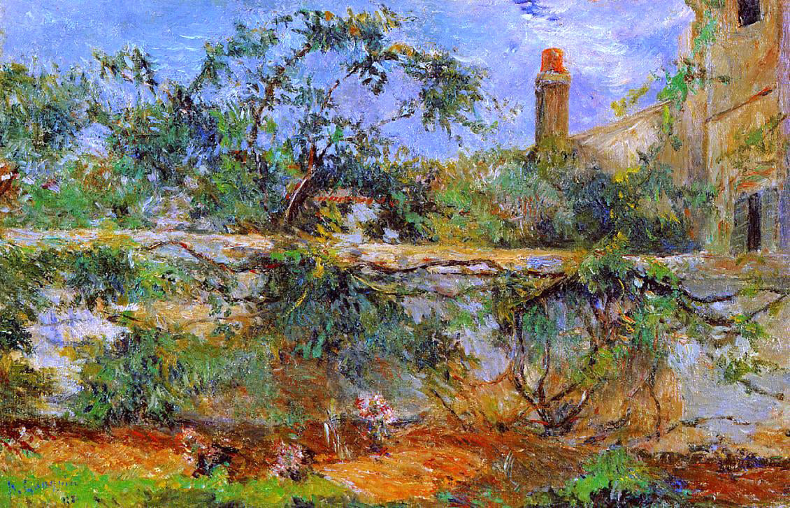 Paul Gauguin A Party Wall - Canvas Print