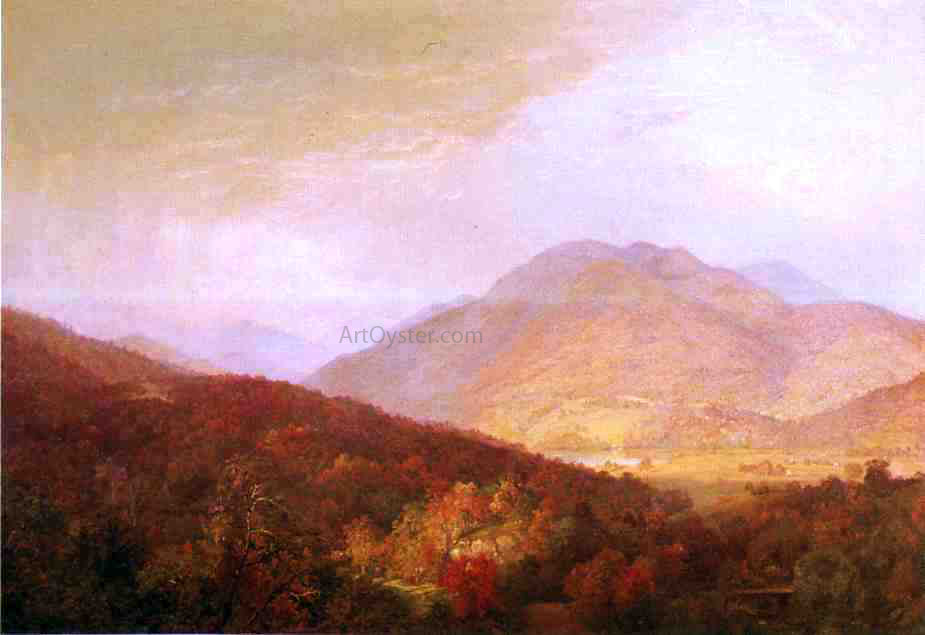 William Trost Richards Passing Autumn Rain - Canvas Print