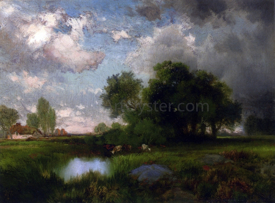 Thomas Moran Passing Shower - Canvas Print