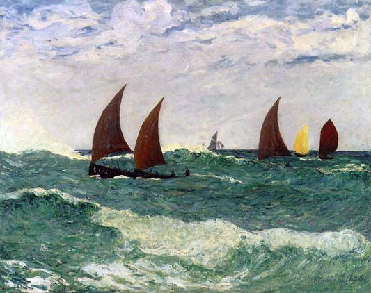 Maxime Maufra Passing through the Bar - Canvas Print