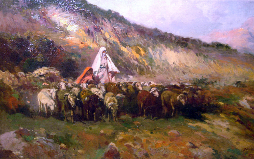 Jose Navarro Llorens Pastora - Canvas Print