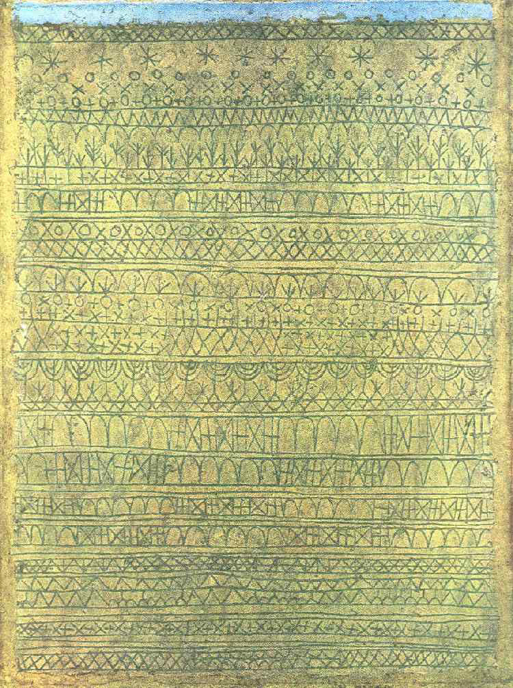 Paul Klee Pastoral Rhythms - Canvas Print