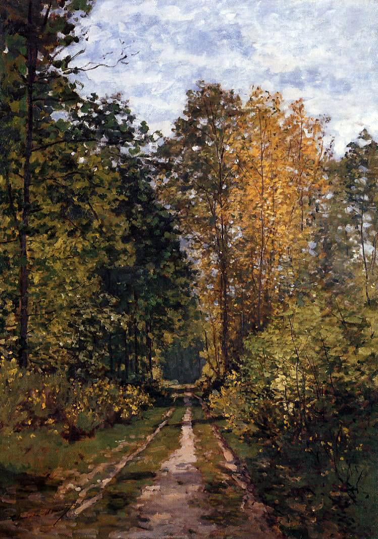 Claude Oscar Monet Path in the Forest - Canvas Print