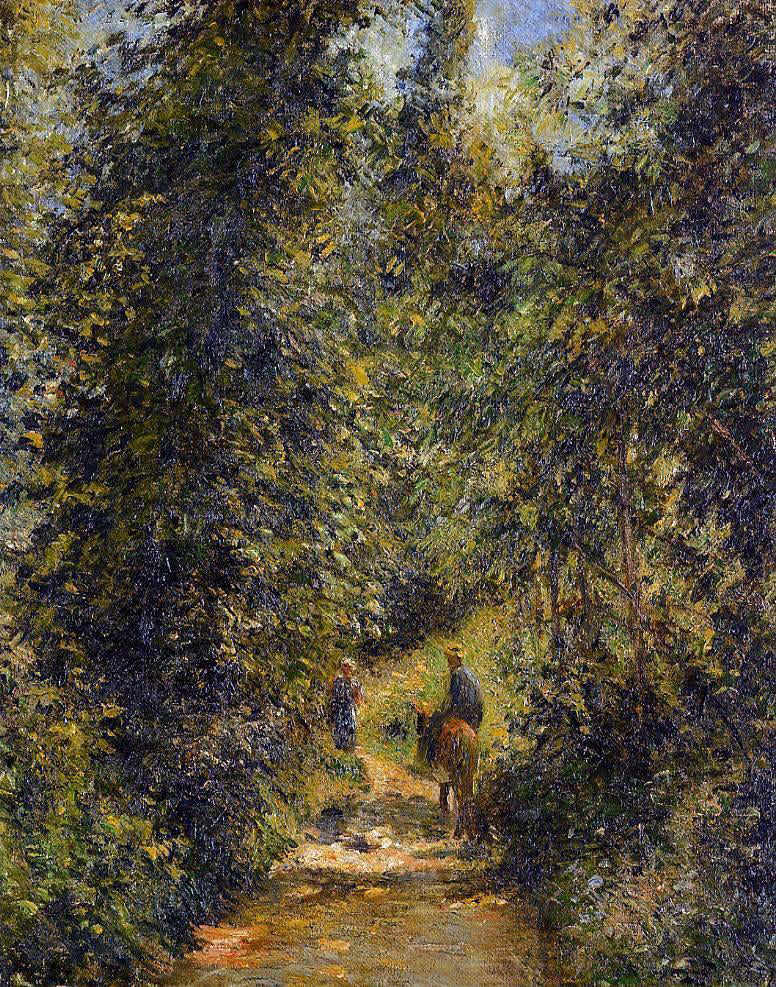 Camille Pissarro Path Under the Trees, Summer - Canvas Print