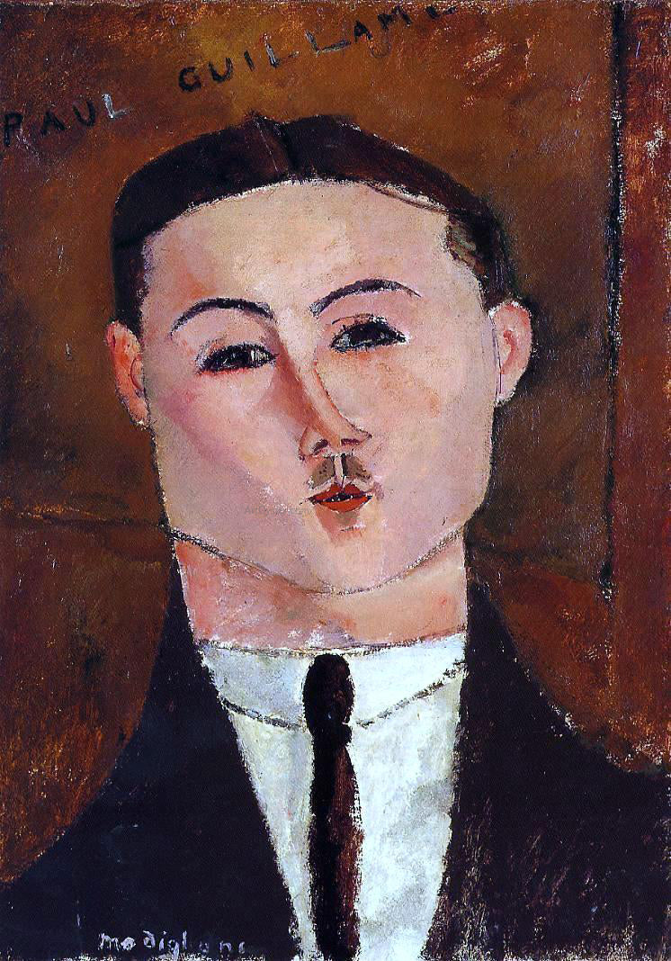 Amedeo Modigliani Paul Guillaume - Canvas Print