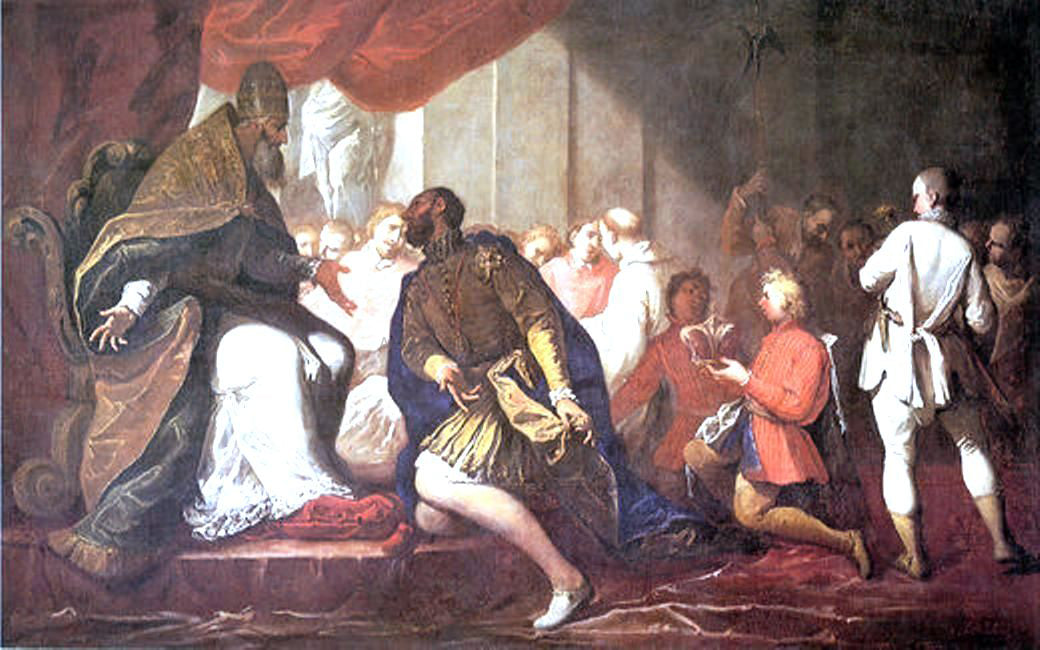 Sebastiano Ricci Paul III Appointing His Son Pier Luigi to Duke of Piacenza and Parma - Canvas Print