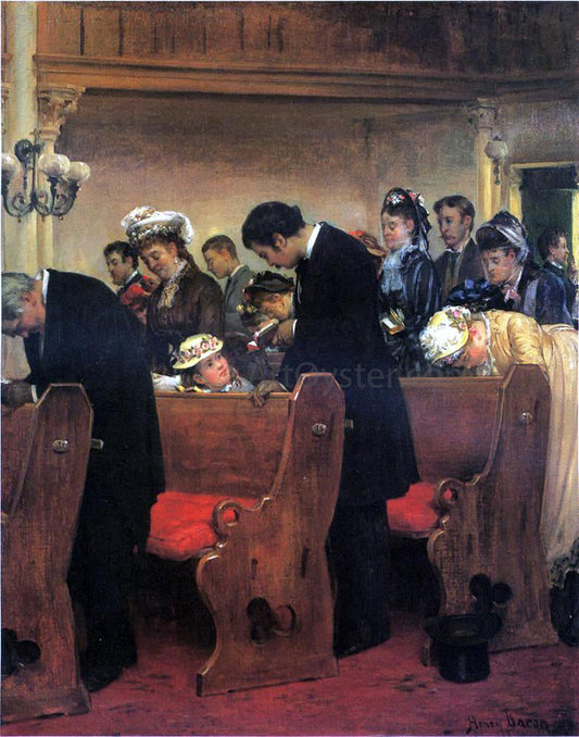 Henry Bacon Pay Attention - Canvas Print