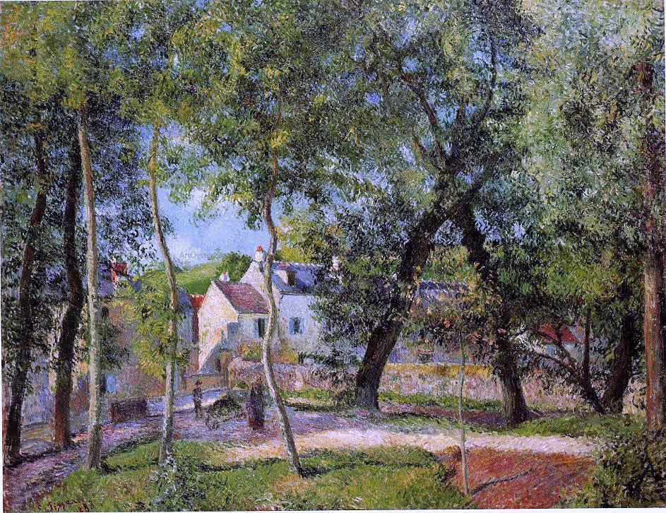 Camille Pissarro Paysage a Osny pres de l'abreuvoir - Canvas Print