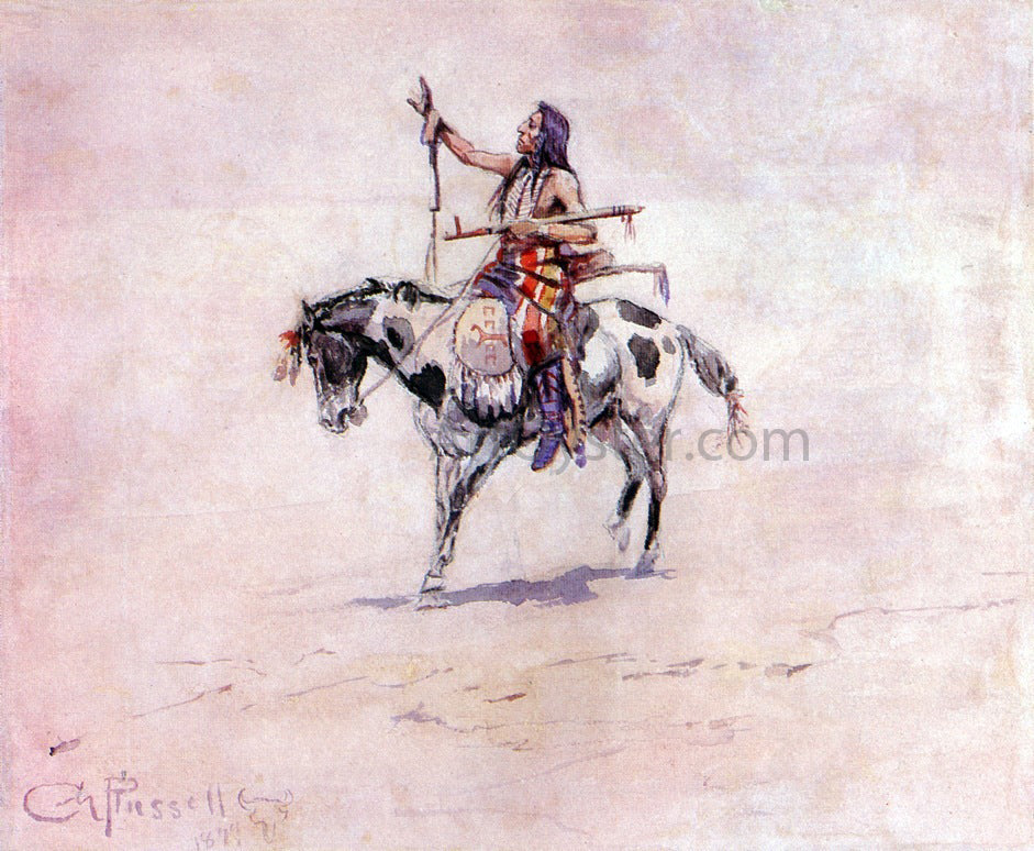 Charles Marion Russell Peace - Canvas Print