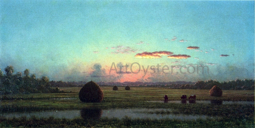 Martin Johnson Heade Peace at Sunset - Canvas Print