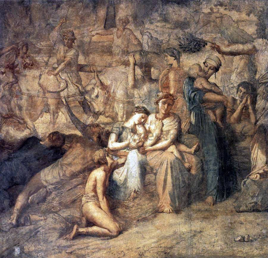 Theodore Chasseriau Peace - Canvas Print