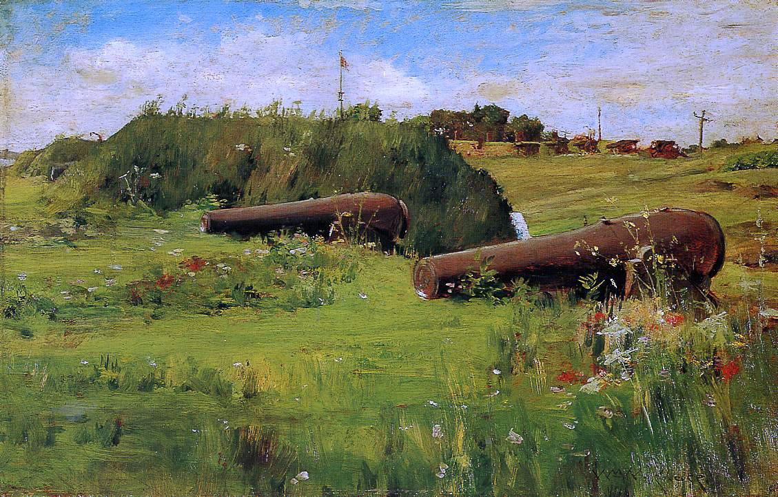 William Merritt Chase Peace, Fort Hamilton - Canvas Print