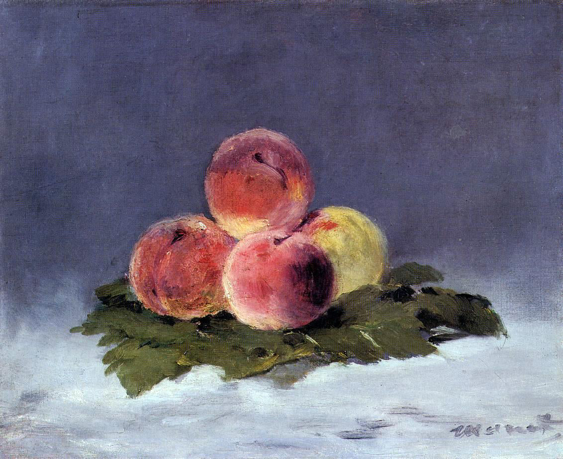 Edouard Manet Peaches - Canvas Print