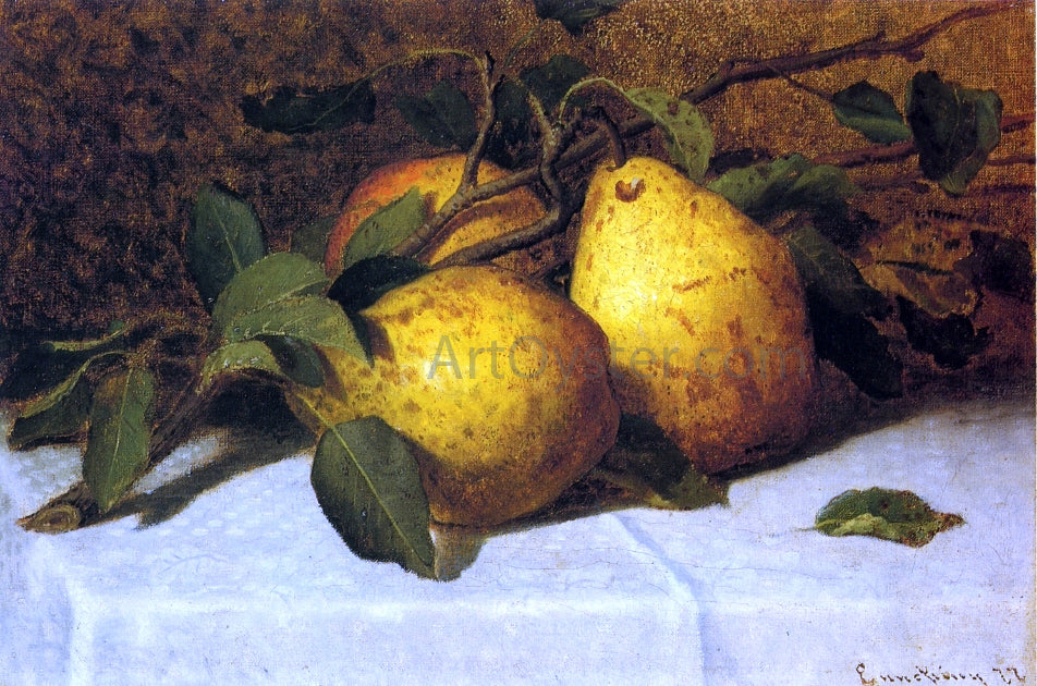 John Joseph Enneking Pears - Canvas Print