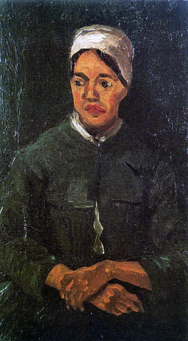 Vincent Van Gogh Peasant Woman, Seated - Canvas Print