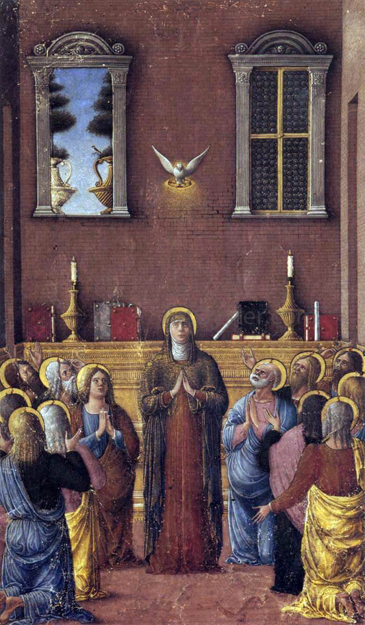 Girolamo Da cremona Pentecost - Canvas Print