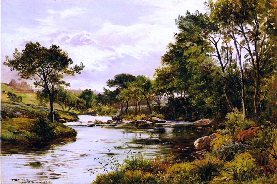 Sidney Richard Percy Pen-y-Bont, Llanbedr, North Wales - Canvas Print