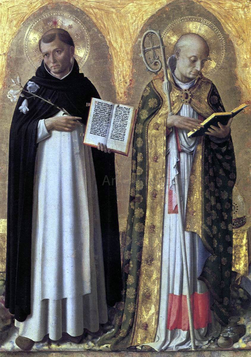 Fra Angelico Perugia Altarpiece (left panel) - Canvas Print