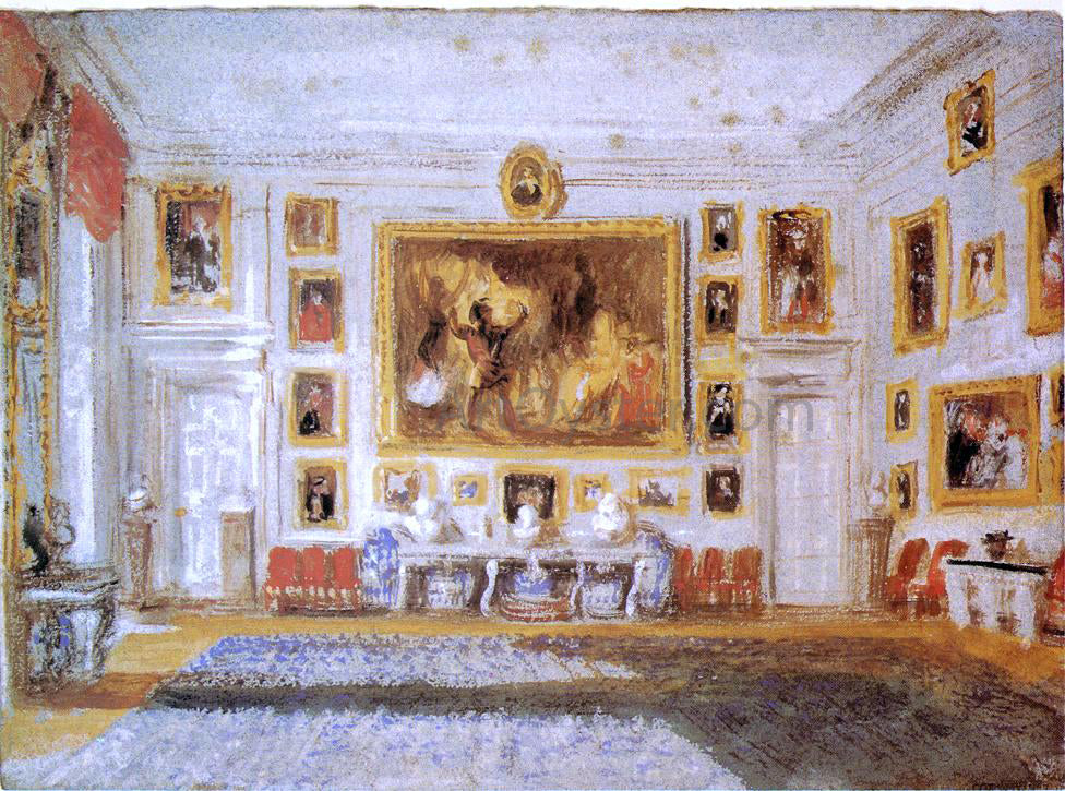 Joseph William Turner Petworth: the Drawing room - Canvas Print