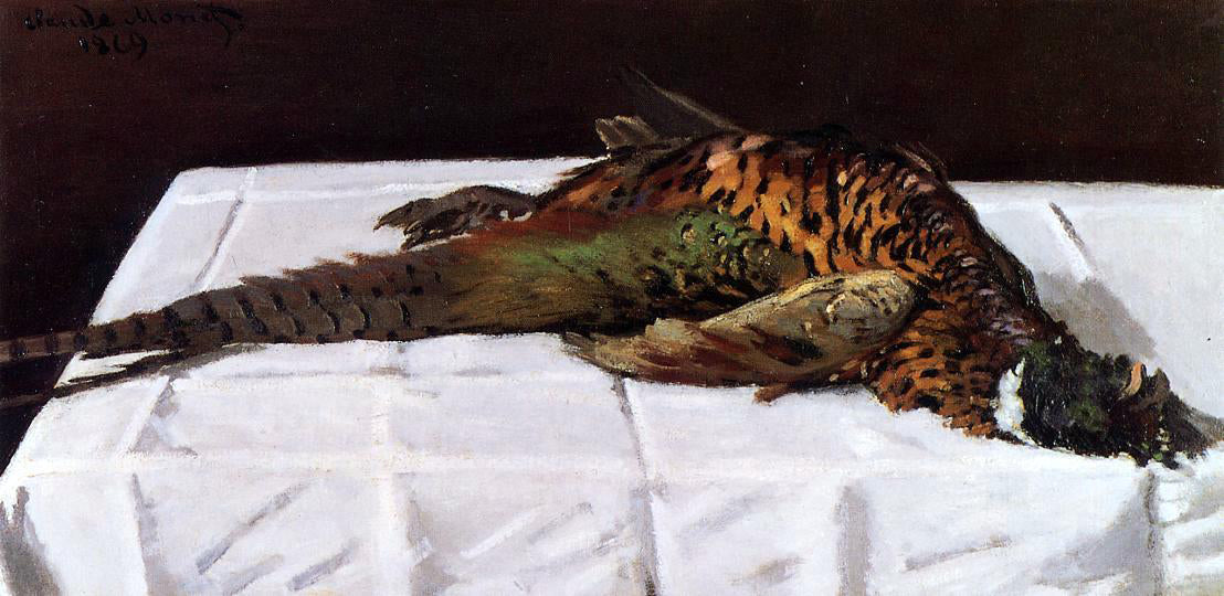 Claude Oscar Monet Pheasant - Canvas Print