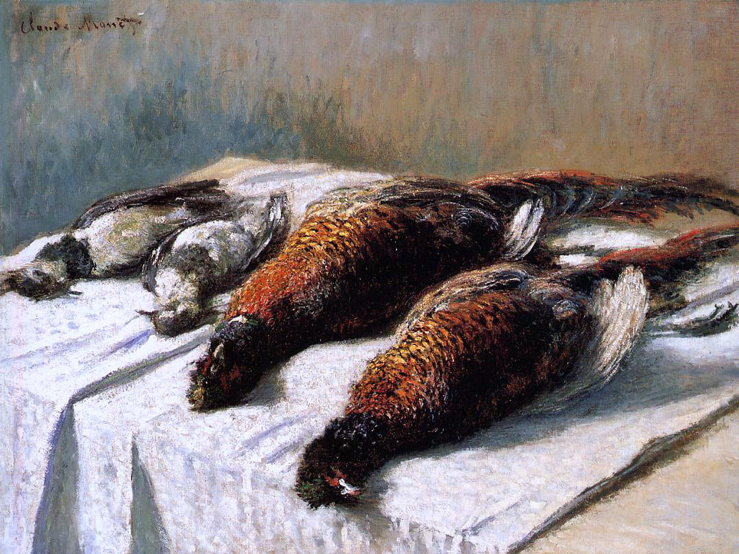 Claude Oscar Monet Pheasants and Plovers - Canvas Print