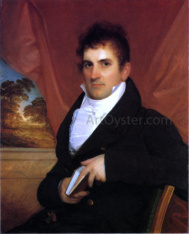 John Wesley Jarvis Phiip Hone - Canvas Print