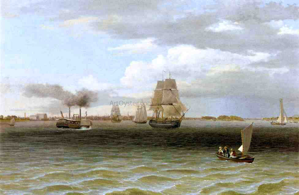 Thomas Birch Philadelphia Harbor - Canvas Print