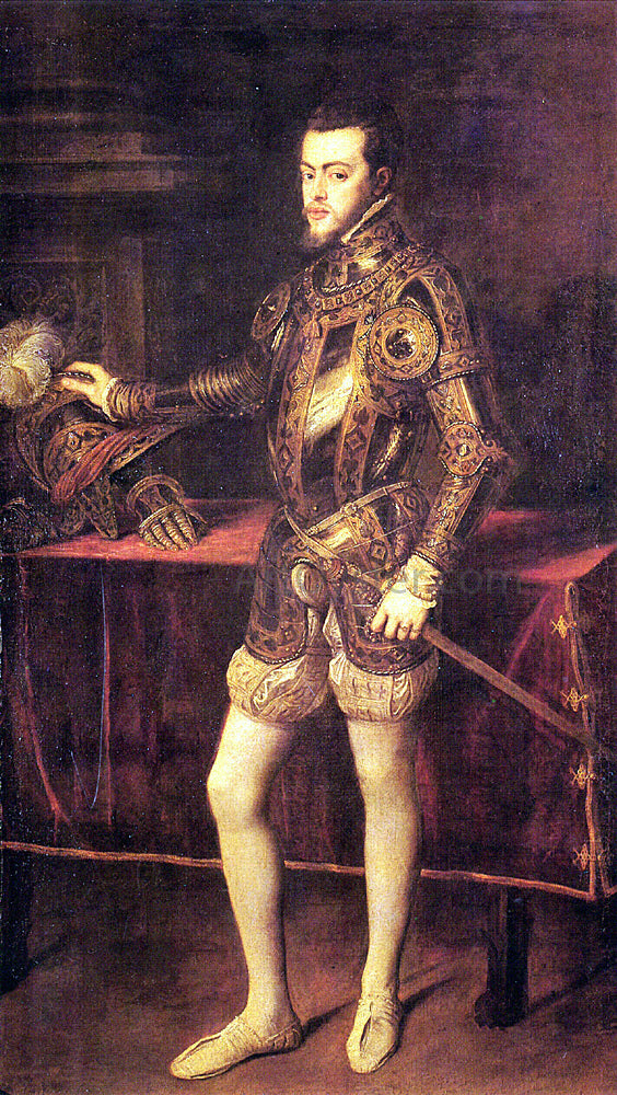 Titian Philipp II, as Prince - Canvas Print