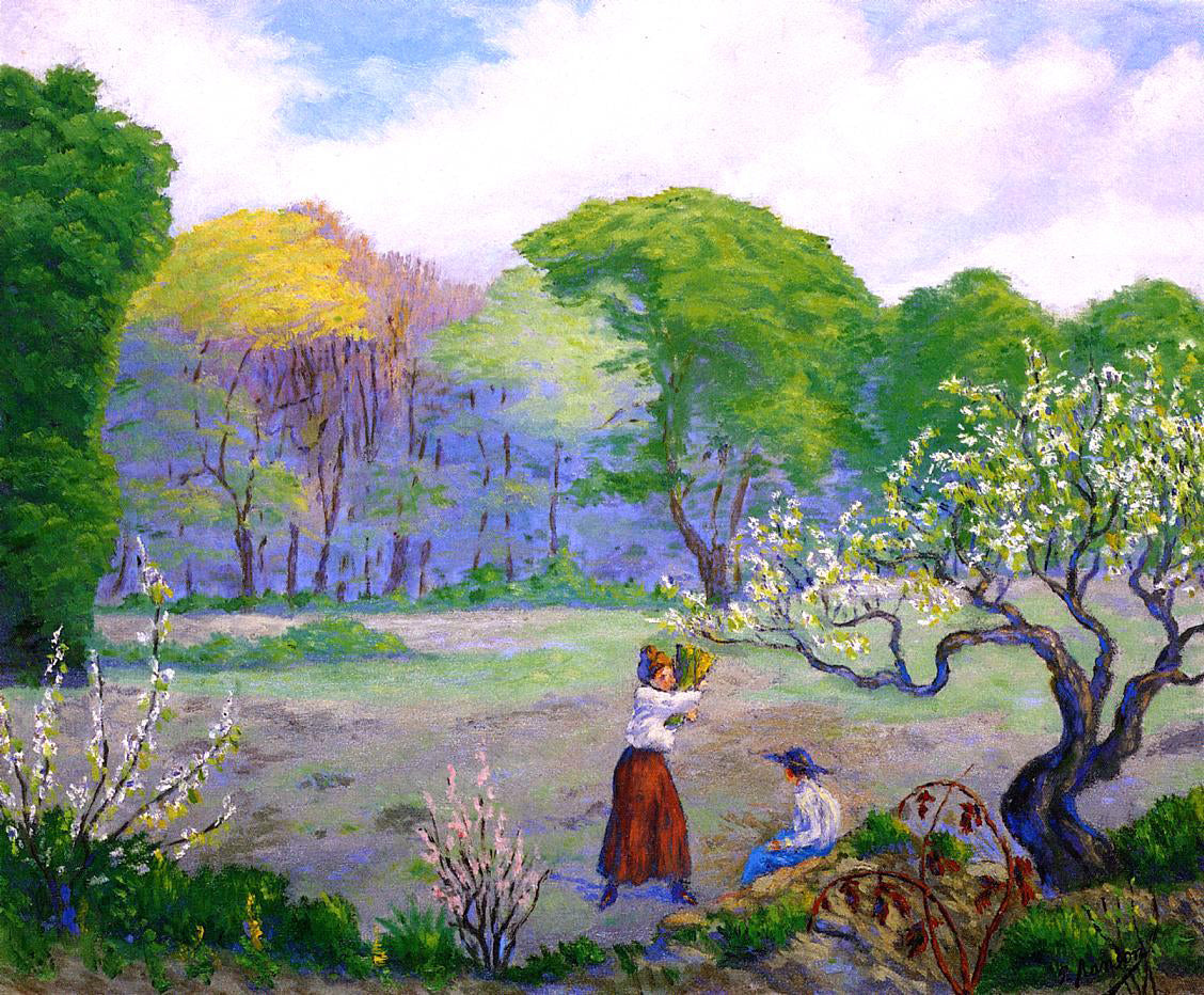 Paul Ranson Picking Flowers - Canvas Print
