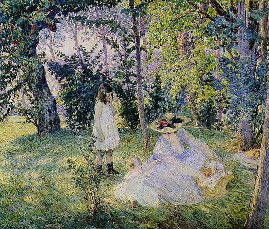 Henri Lebasque Picnic in the woods - Canvas Print
