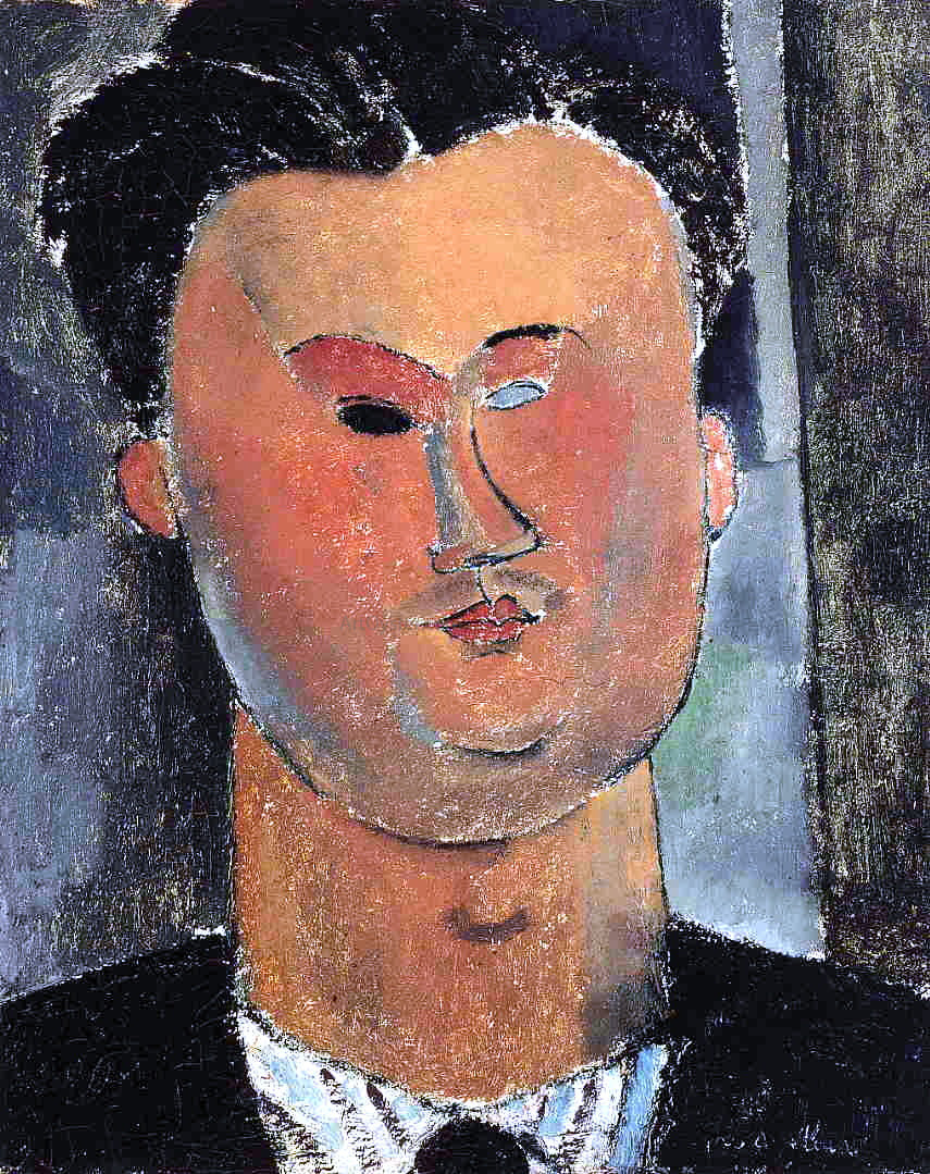 Amedeo Modigliani Pierre Reverdy - Canvas Print