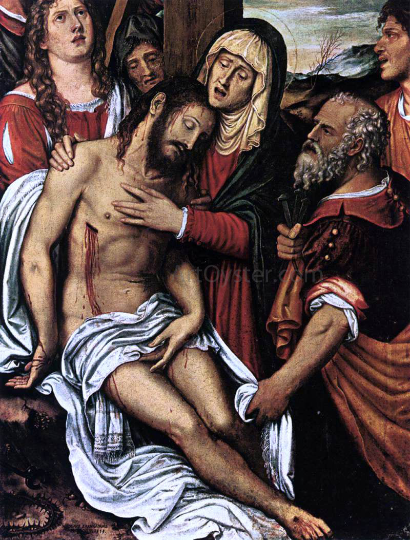 Niccolo Frangipane Pieta - Canvas Print