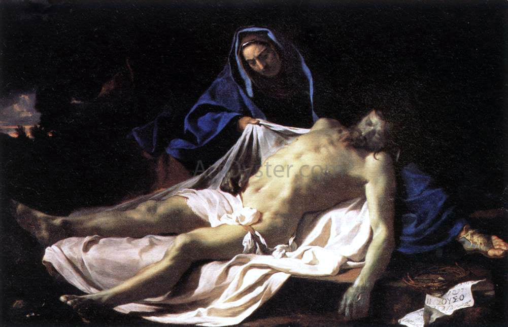 Charles Le Brun Pieta - Canvas Print