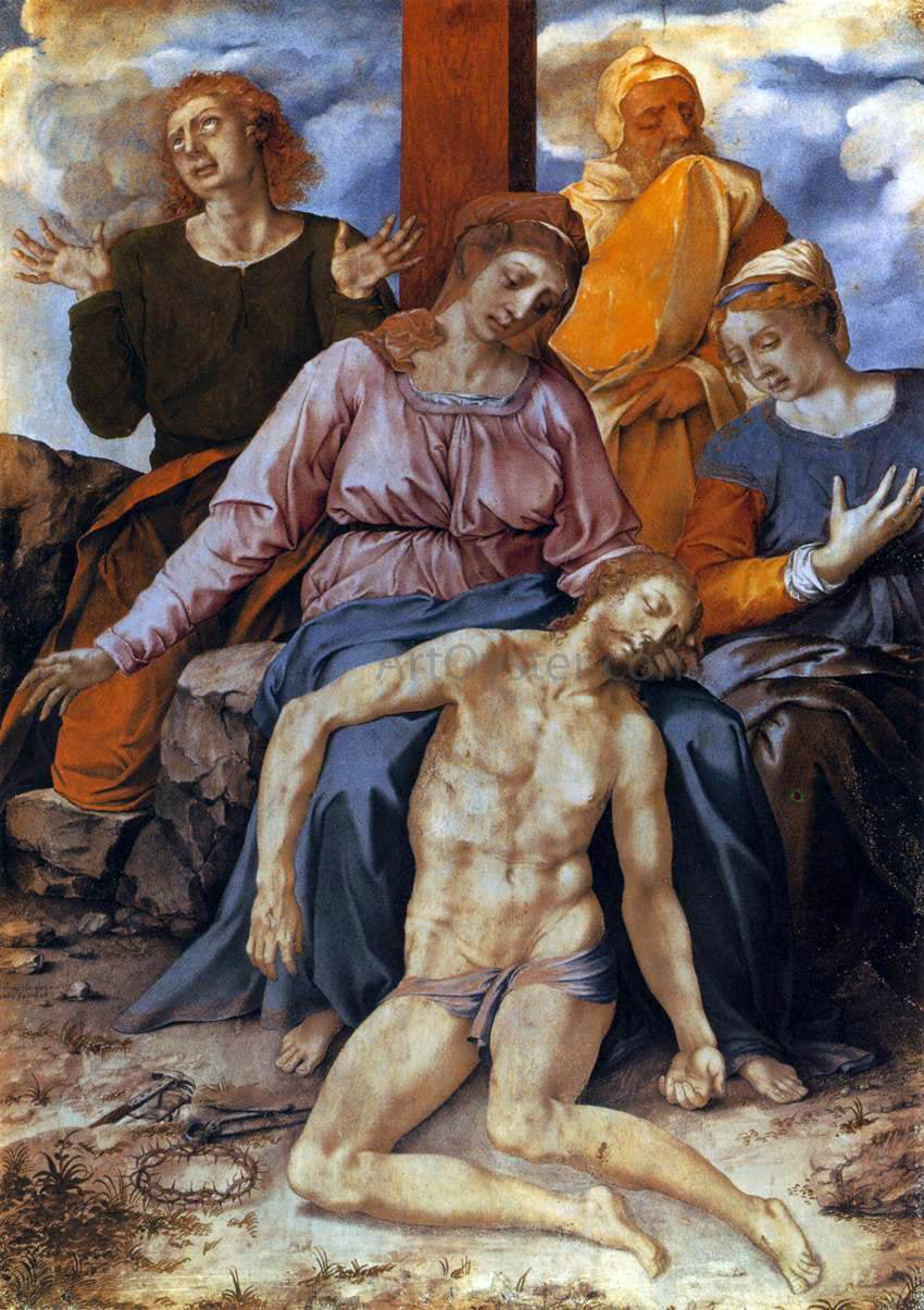 Giulio Clovio Pieta - Canvas Print