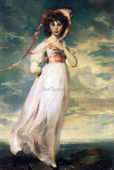 Sir Thomas Lawrence Pinkie (Sarah Barrett Moulton) - Canvas Print