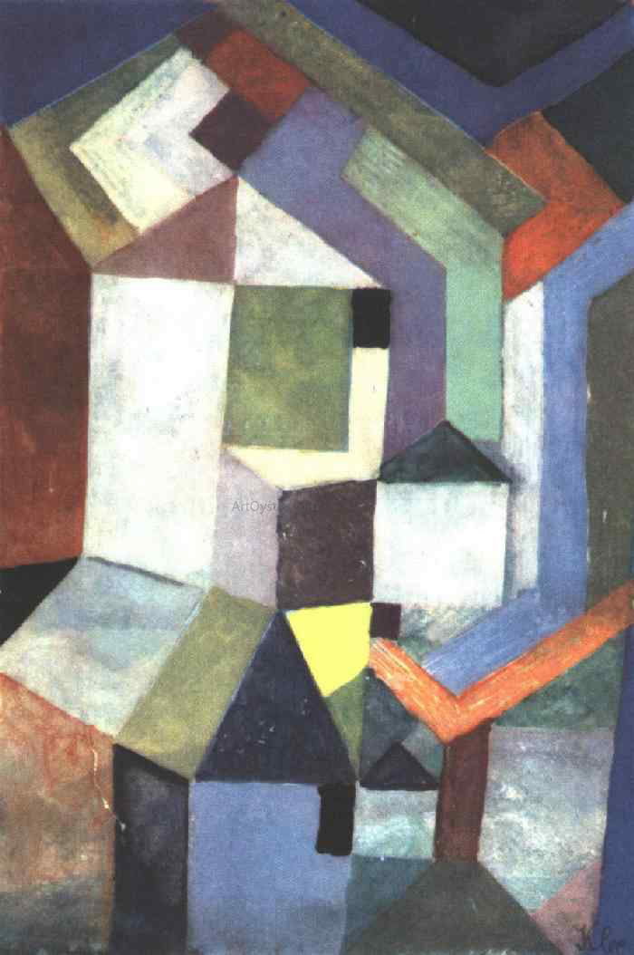 Paul Klee Pious Northern Landscape - Canvas Print