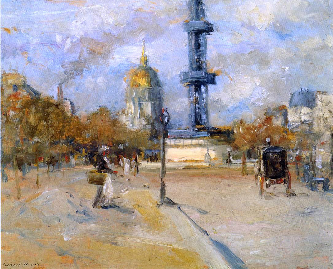 Robert Henri Place in Paris - Canvas Print