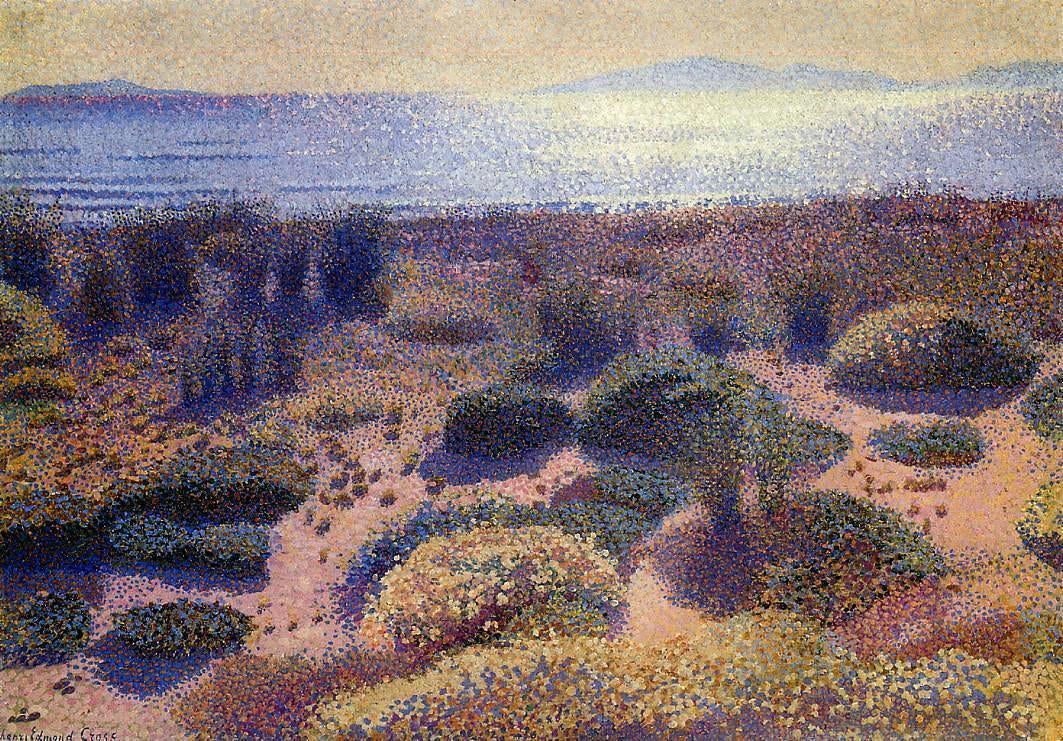 Henri Edmond Cross Plage de la Vignassa - Canvas Print