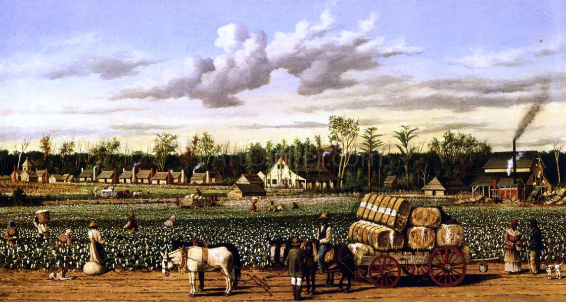 William Aiken Walker Plantation Economy - Canvas Print