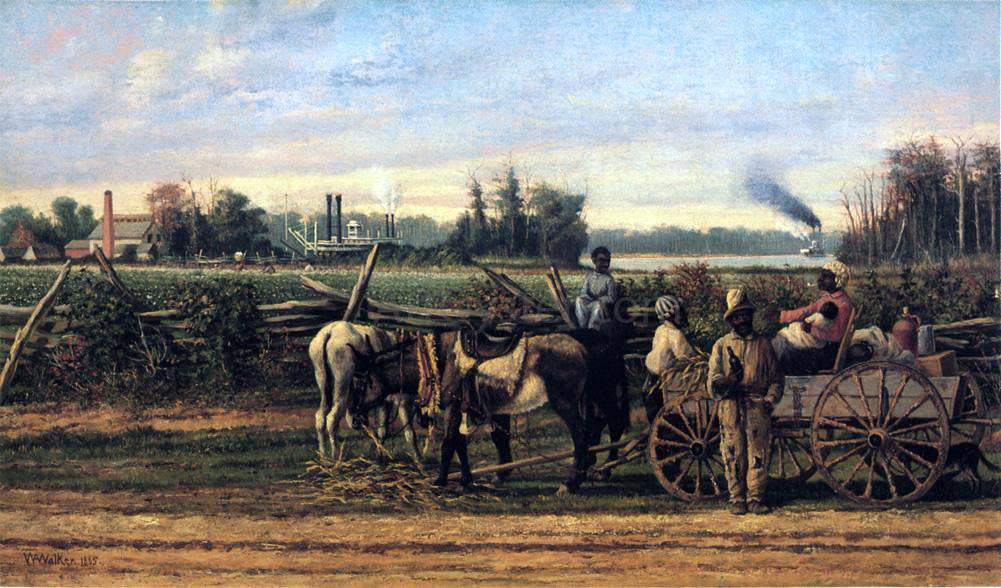 William Aiken Walker Plantation Portrait - Canvas Print