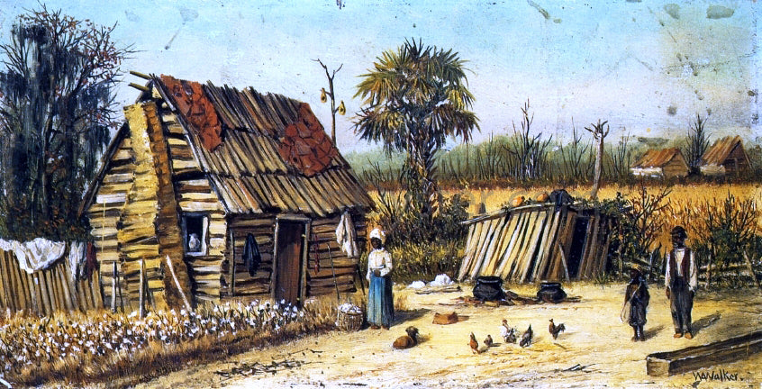 William Aiken Walker Plantation Scene - Canvas Print