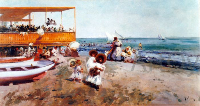 Jose Navarro Llorens Playa - Canvas Print